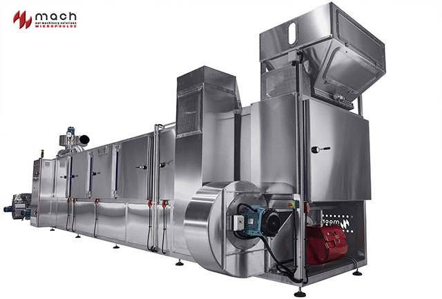 Hot Air Roasters Tunnel Type-TA3-1200
